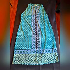 Blue/turquoise sleeveless dress